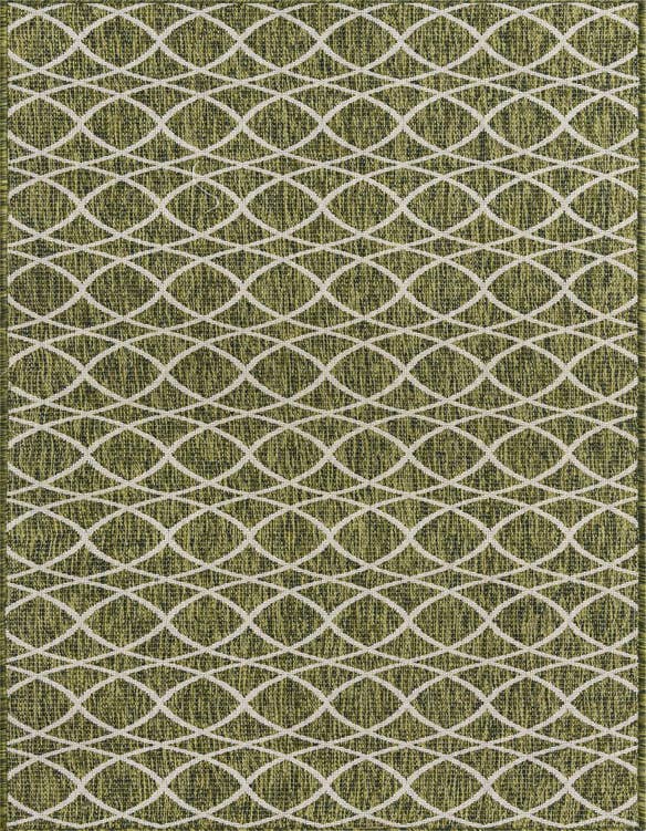 Detail image of 2' 7 x 10' Easy-Clean Lattice Indoor / Outdoor Runner Rug