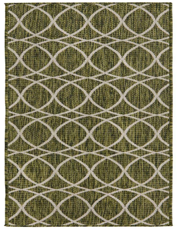 2' x 6' Easy-Clean Lattice Indoor / Outdoor Runner Rug