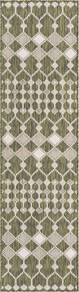 60cm x 245cm Easy-Clean Lattice Indoor / Outdoor Runner Rug