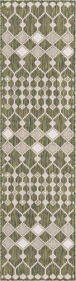 Detail image of 60cm x 245cm Easy-Clean Lattice Indoor / Outdoor Runner Rug