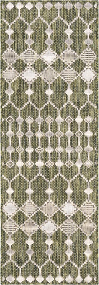 Detail image of 60cm x 185cm Easy-Clean Lattice Indoor / Outdoor Runner Rug