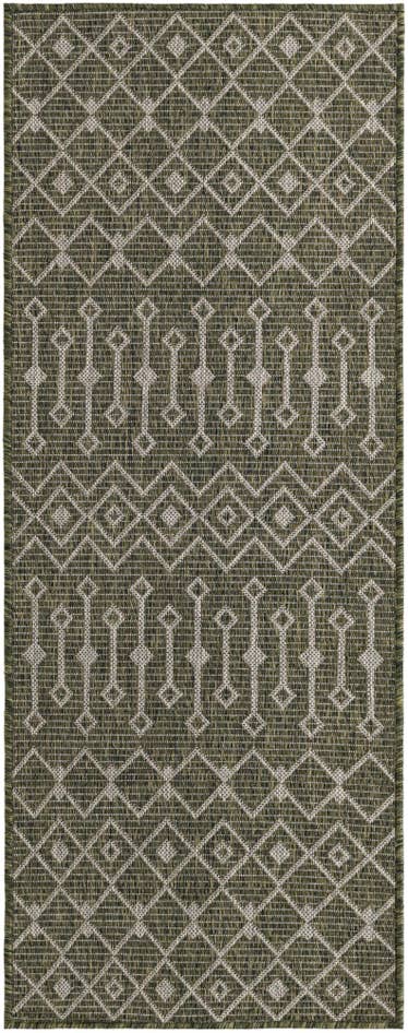 Detail image of 2' x 5' Easy-Clean Lattice Indoor / Outdoor Runner Rug