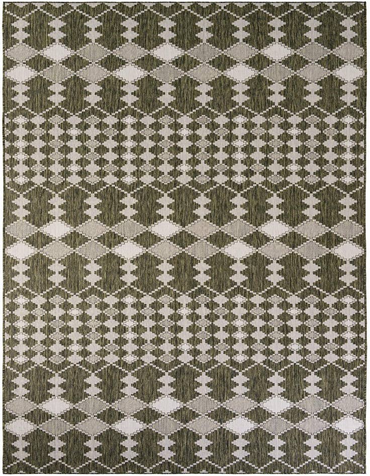 Detail image of 6' x 15' Easy-Clean Lattice Indoor / Outdoor Runner Rug