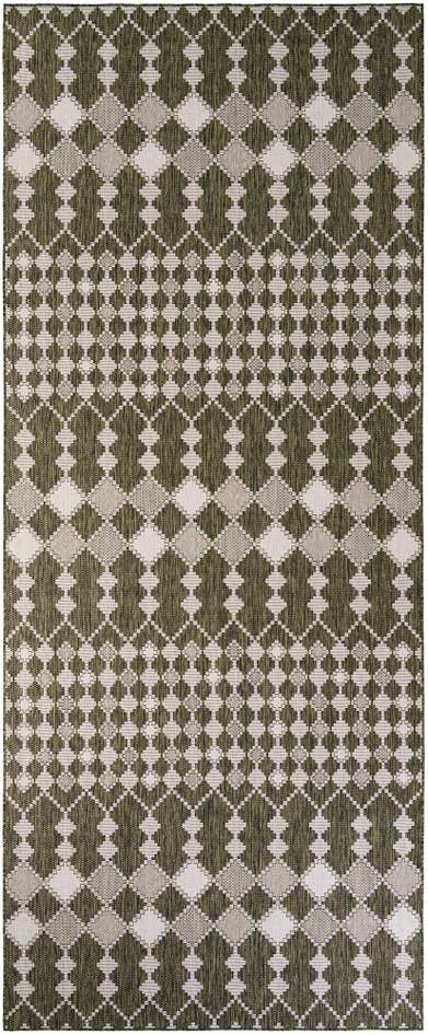 Detail image of 6' x 15' Easy-Clean Lattice Indoor / Outdoor Runner Rug