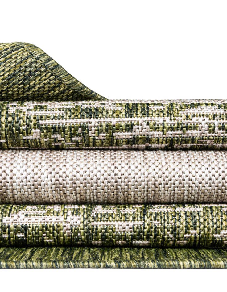 Detail image of 2' x 6' Easy-Clean Modern Indoor / Outdoor Runner Rug