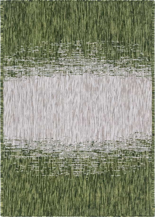 2' x 6' Easy-Clean Modern Indoor / Outdoor Runner Rug