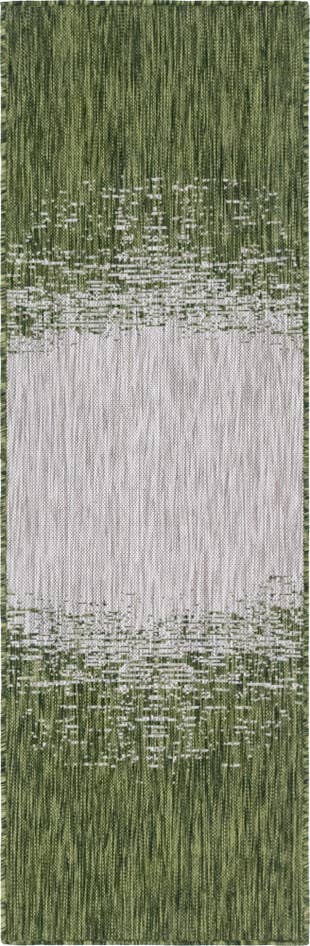 Detail image of 2' x 6' Easy-Clean Modern Indoor / Outdoor Runner Rug