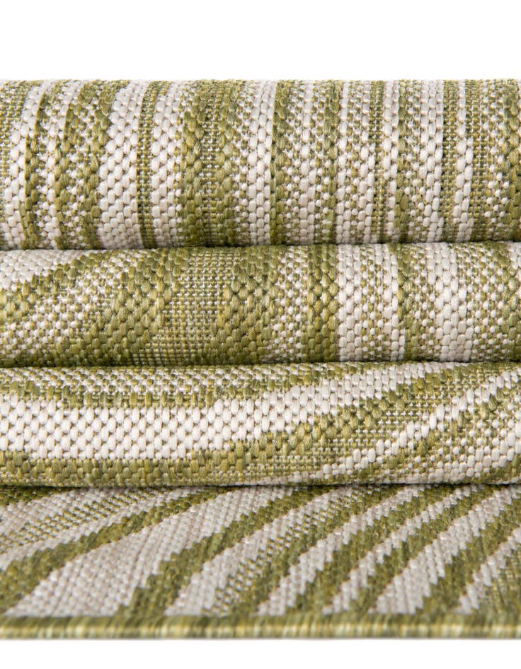 Detail image of 2' x 6' Easy-Clean Modern Indoor / Outdoor Runner Rug