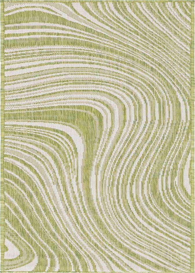2' x 6' Easy-Clean Modern Indoor / Outdoor Runner Rug