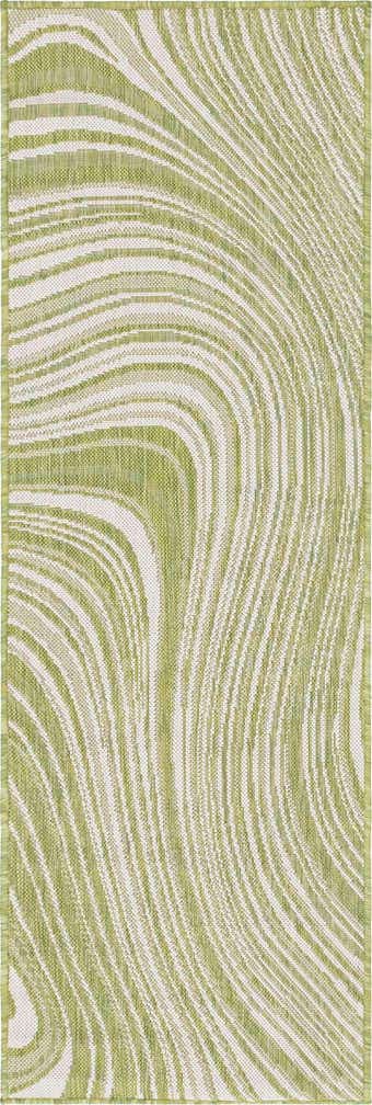 2' x 6' Easy-Clean Modern Indoor / Outdoor Runner Rug