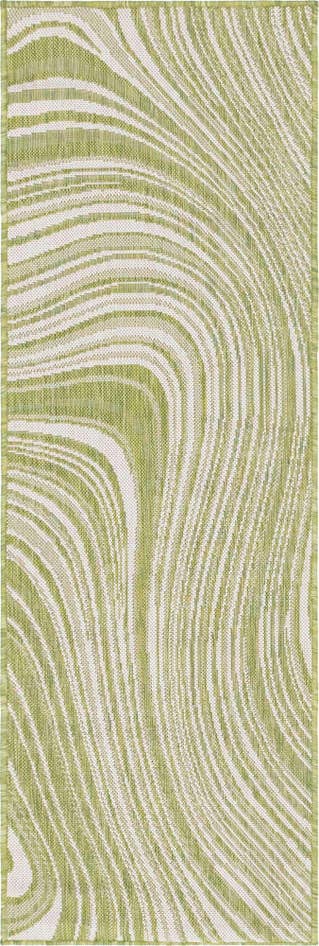Detail image of 2' x 6' Easy-Clean Modern Indoor / Outdoor Runner Rug