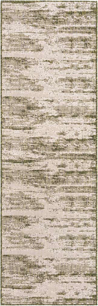 2' 7 x 10' Easy-Clean Modern Indoor / Outdoor Runner Rug
