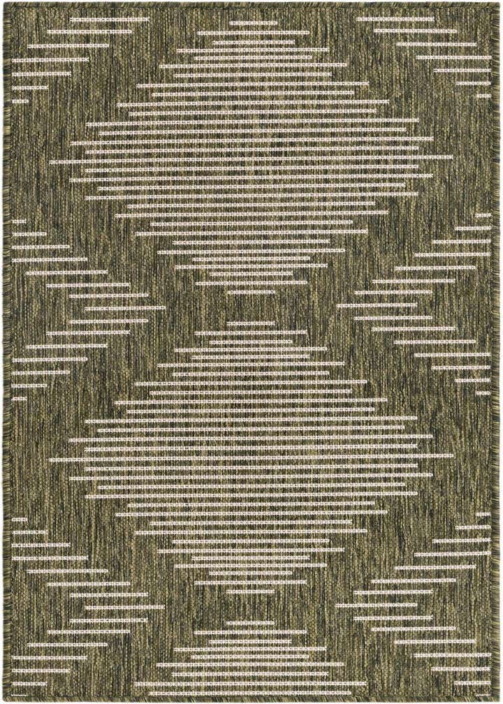 2' x 4' Easy-Clean Modern Indoor / Outdoor Runner Rug