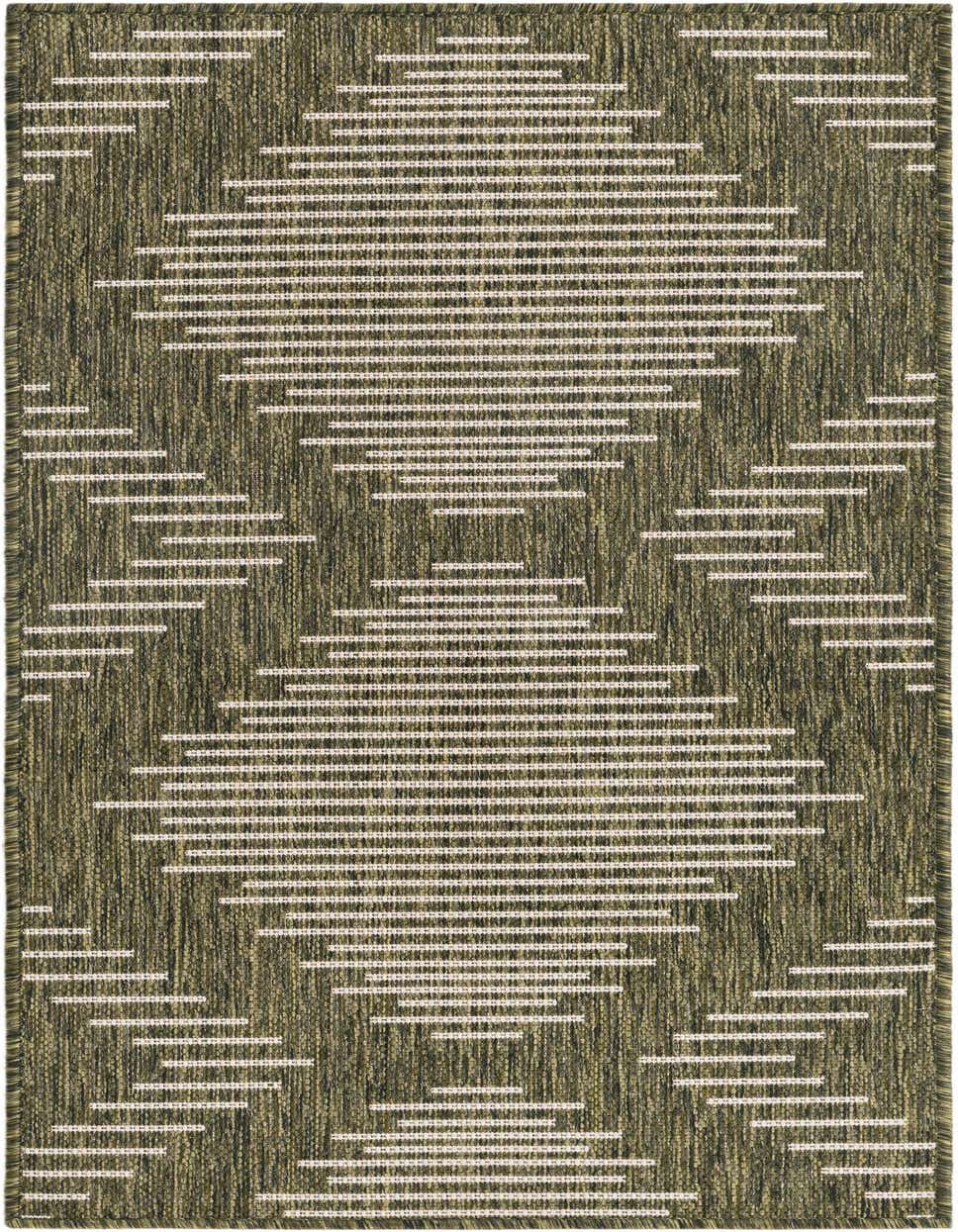 2' x 4' Easy-Clean Modern Indoor / Outdoor Runner Rug