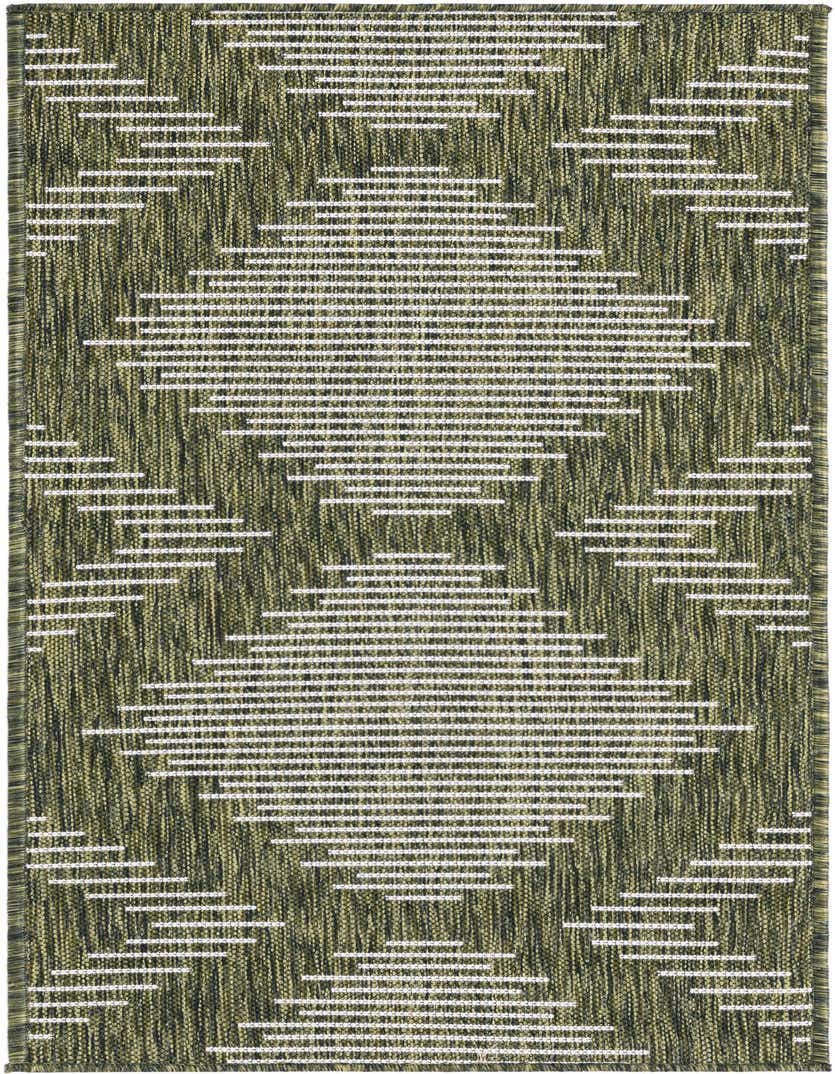2' x 5' 3 Easy-Clean Modern Indoor / Outdoor Runner Rug