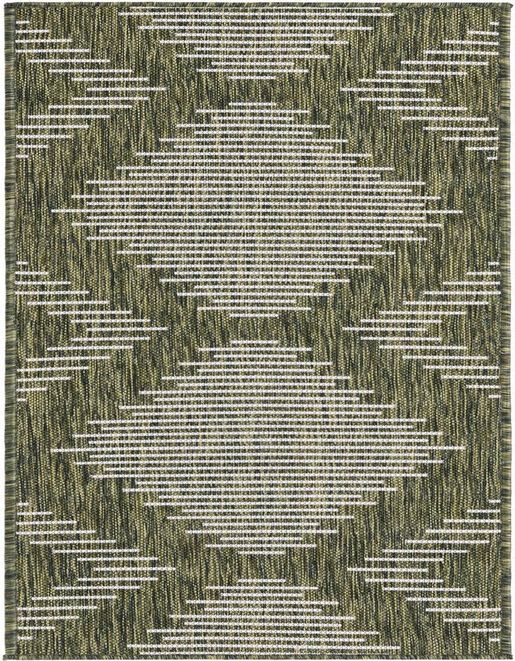 Detail image of 2' x 5' 3 Easy-Clean Modern Indoor / Outdoor Runner Rug