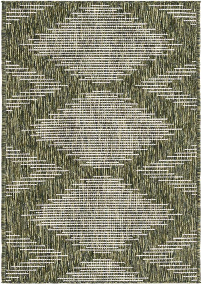 2' x 6' Easy-Clean Modern Indoor / Outdoor Runner Rug