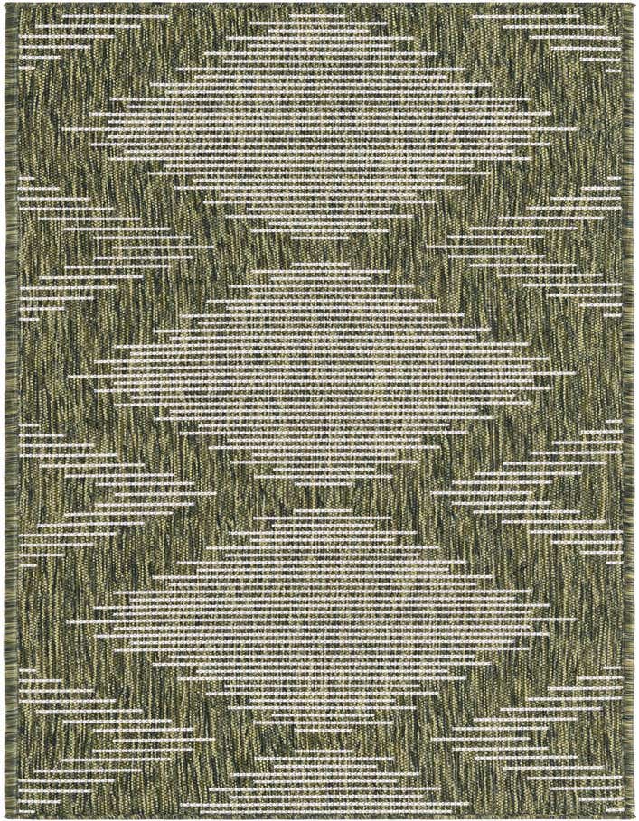 2' x 6' Easy-Clean Modern Indoor / Outdoor Runner Rug