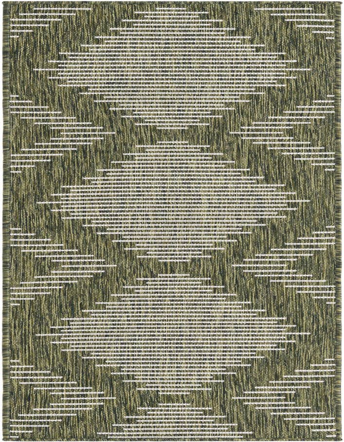 Detail image of 2' x 6' Easy-Clean Modern Indoor / Outdoor Runner Rug