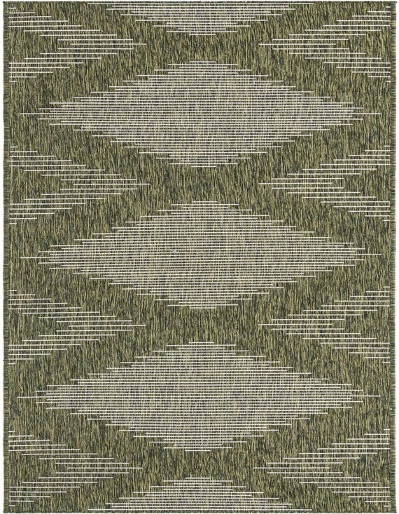 Detail image of 2' 7 x 12' Easy-Clean Modern Indoor / Outdoor Runner Rug