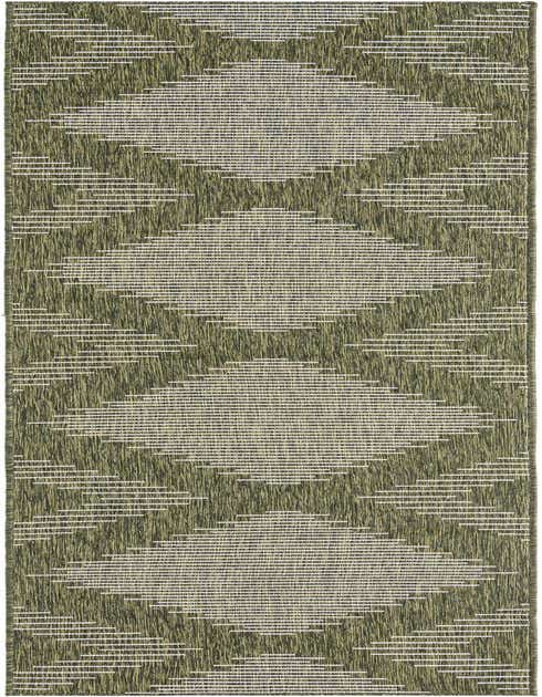 3' 3 x 14' Easy-Clean Modern Indoor / Outdoor Runner Rug