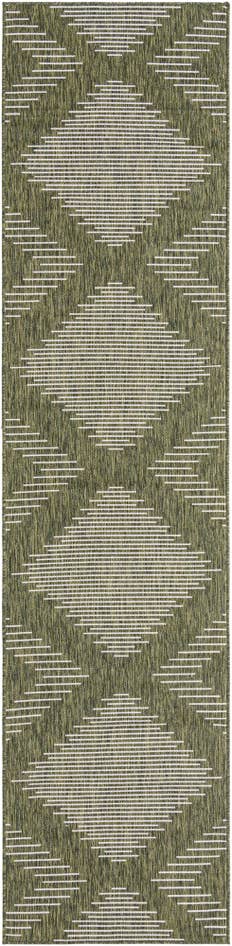 Detail image of 3' 3 x 14' Easy-Clean Modern Indoor / Outdoor Runner Rug