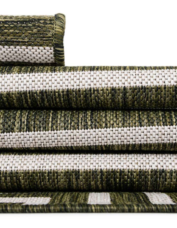 2' 7 x 12' Easy-Clean Modern Indoor / Outdoor Runner Rug