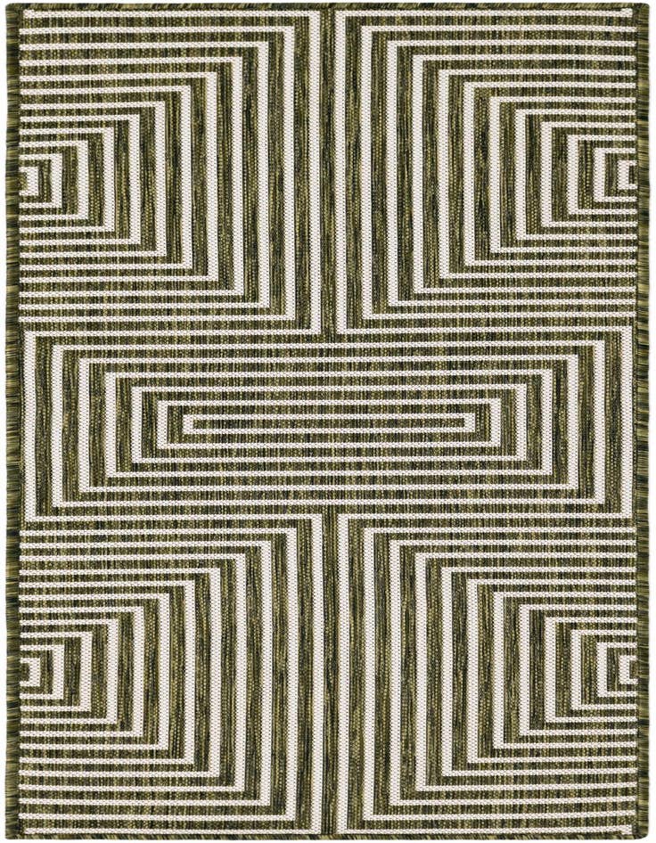 Detail image of 2' x 5' 3 Easy-Clean Modern Indoor / Outdoor Runner Rug