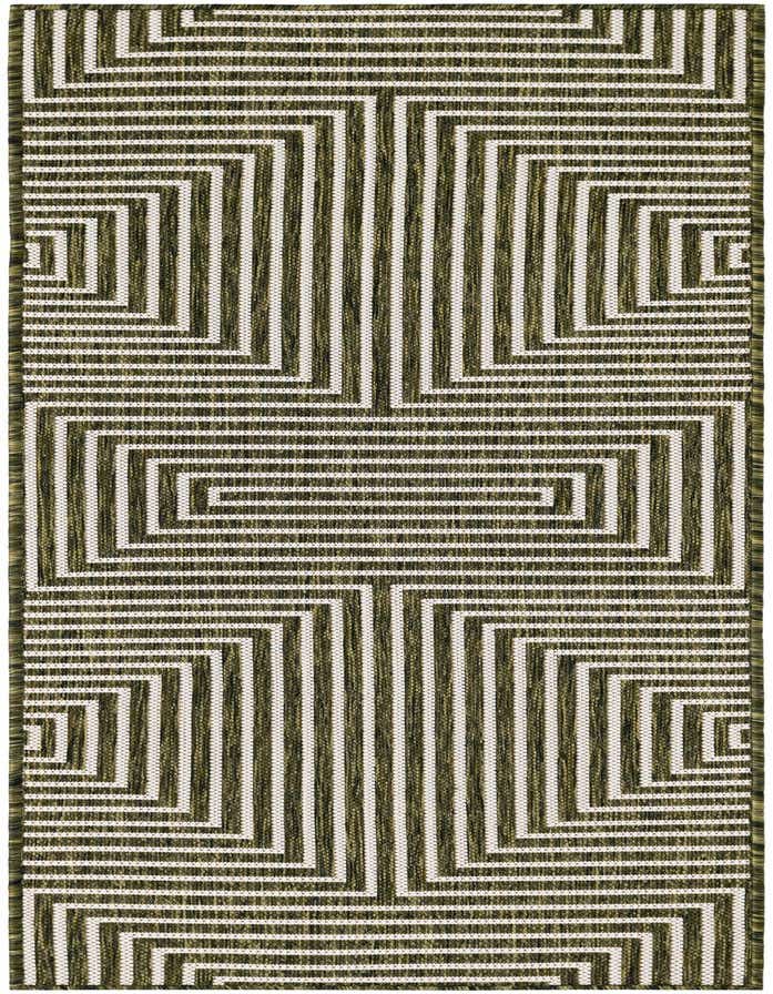 2' x 6' Easy-Clean Modern Indoor / Outdoor Runner Rug