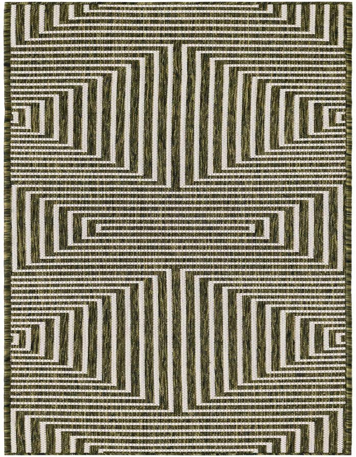 Detail image of 2' x 6' Easy-Clean Modern Indoor / Outdoor Runner Rug
