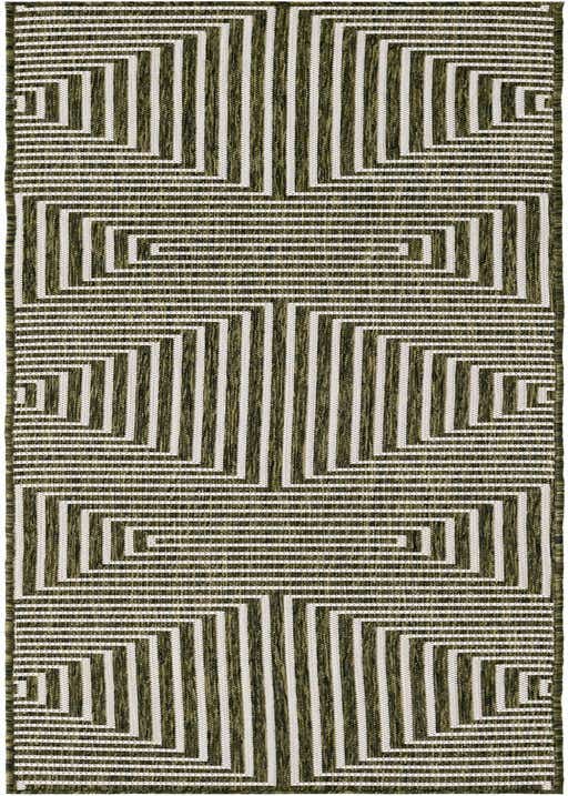 2' x 8' Easy-Clean Modern Indoor / Outdoor Runner Rug