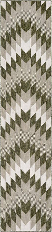 Detail image of 2' 7 x 12' Easy-Clean Modern Indoor / Outdoor Runner Rug