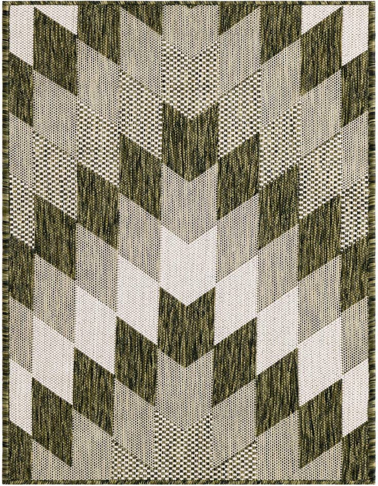 Detail image of 2' x 4' Easy-Clean Modern Indoor / Outdoor Runner Rug