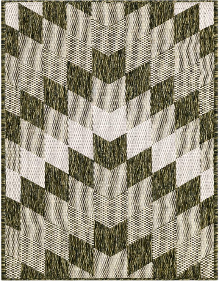 Detail image of 2' x 5' 3 Easy-Clean Modern Indoor / Outdoor Runner Rug