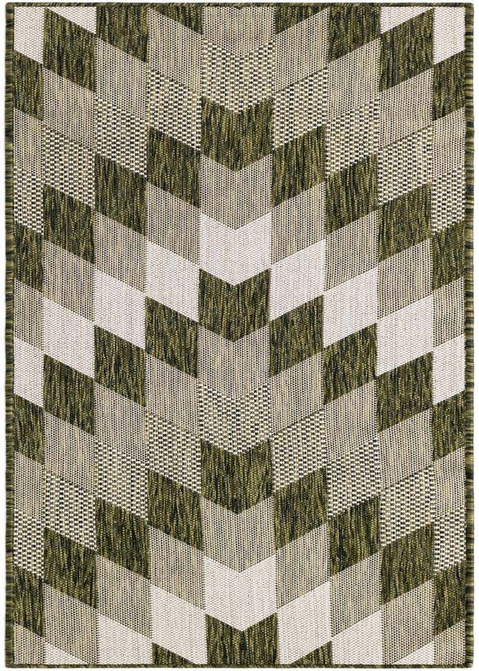 2' x 6' Easy-Clean Modern Indoor / Outdoor Runner Rug
