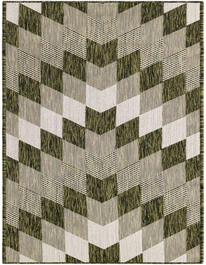 2' x 6' Easy-Clean Modern Indoor / Outdoor Runner Rug