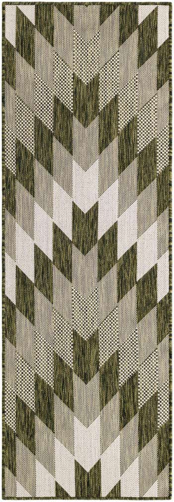 2' x 6' Easy-Clean Modern Indoor / Outdoor Runner Rug