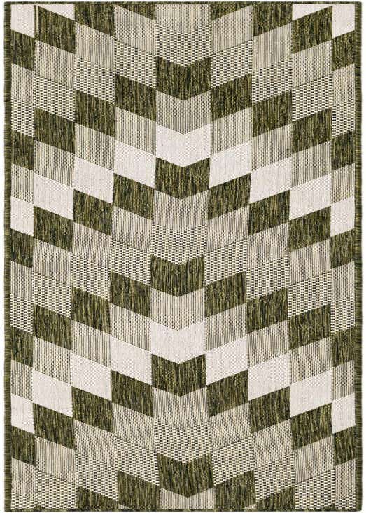 2' x 8' Easy-Clean Modern Indoor / Outdoor Runner Rug