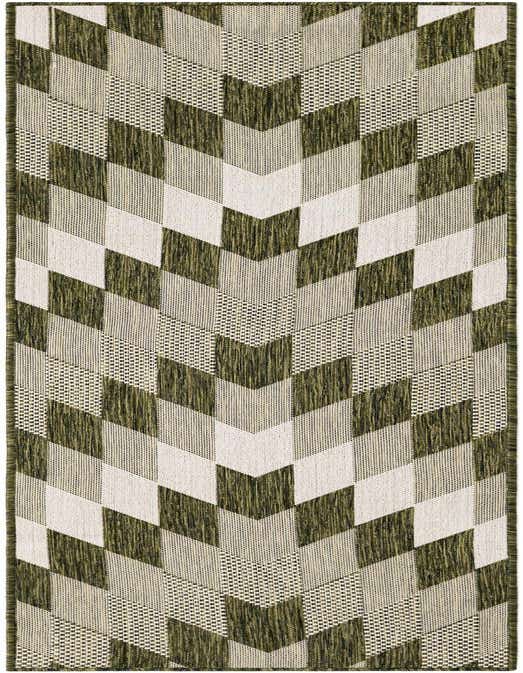 2' x 8' Easy-Clean Modern Indoor / Outdoor Runner Rug