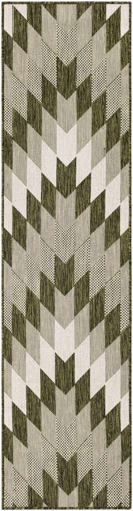 2' x 8' Easy-Clean Modern Indoor / Outdoor Runner Rug