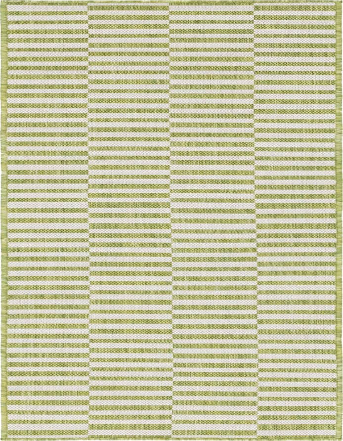 Detail image of 2' x 6' Easy-Clean Ribbon Indoor / Outdoor Runner Rug