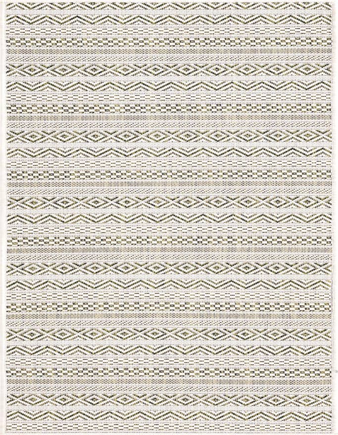 Detail image of 2' x 6' Easy-Clean Ribbon Indoor / Outdoor Runner Rug