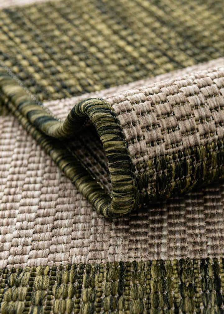 2' x 6' Easy-Clean Striped Indoor / Outdoor Runner Rug