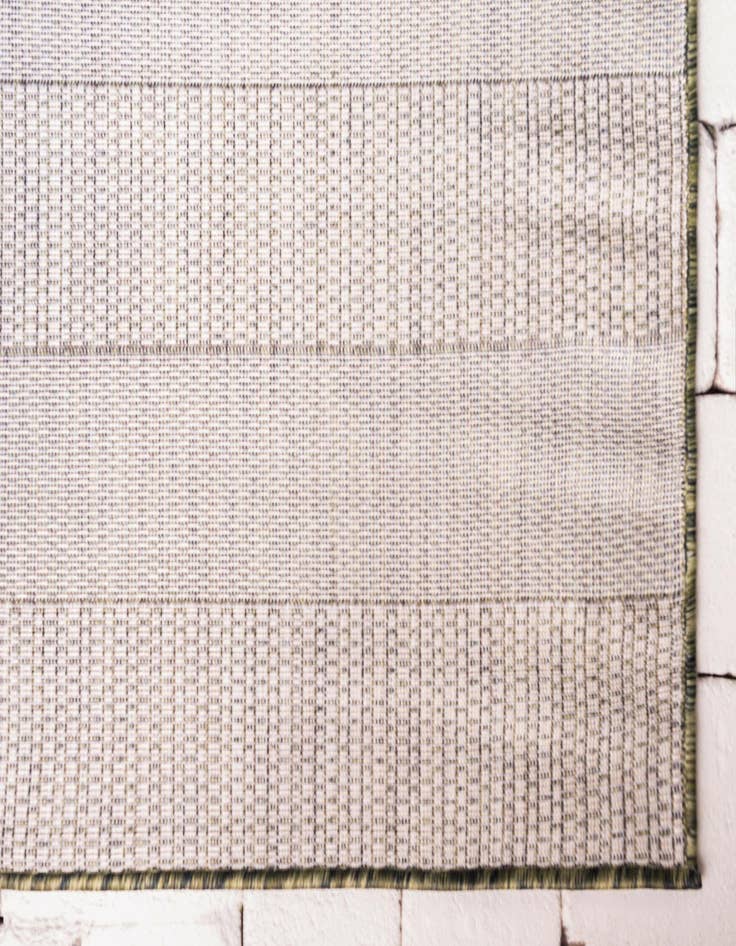 Detail image of 2' 7 x 10'  Washable Striped Indoor / Outdoor Runner Rug