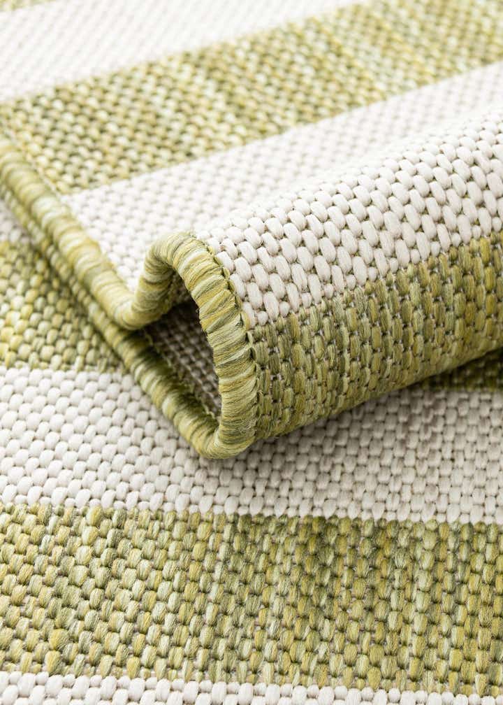 2' x 6' Easy-Clean Striped Indoor / Outdoor Runner Rug