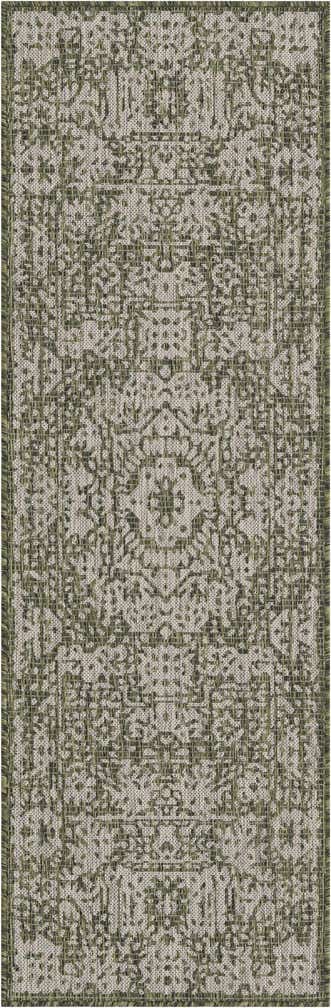 2' x 6' Easy-Clean Traditional Indoor / Outdoor Runner Rug