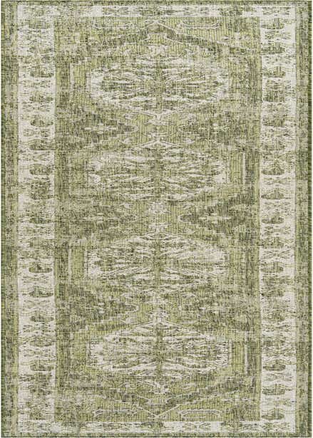 2' 7 x 12' Easy-Clean Traditional Indoor / Outdoor Runner Rug