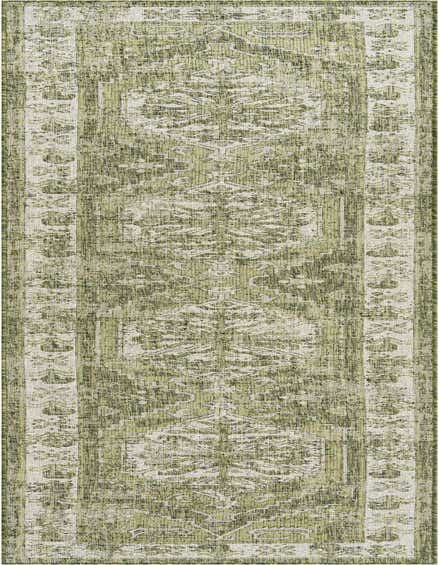 2' 7 x 12' Easy-Clean Traditional Indoor / Outdoor Runner Rug