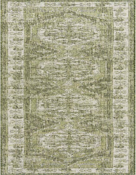 Detail image of 2' 7 x 12' Easy-Clean Traditional Indoor / Outdoor Runner Rug