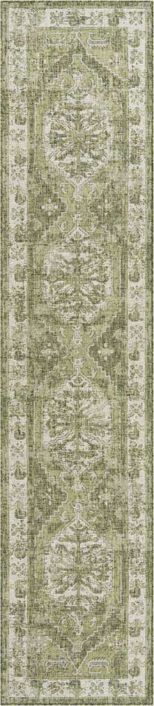 2' 7 x 12' Easy-Clean Traditional Indoor / Outdoor Runner Rug